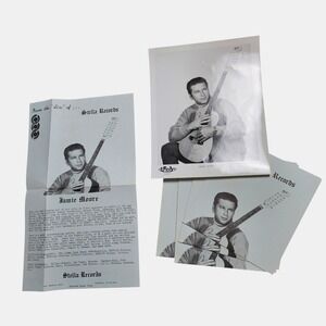 Vintage 60s Jamie Moore Country Music Press Photo & Press Release Western